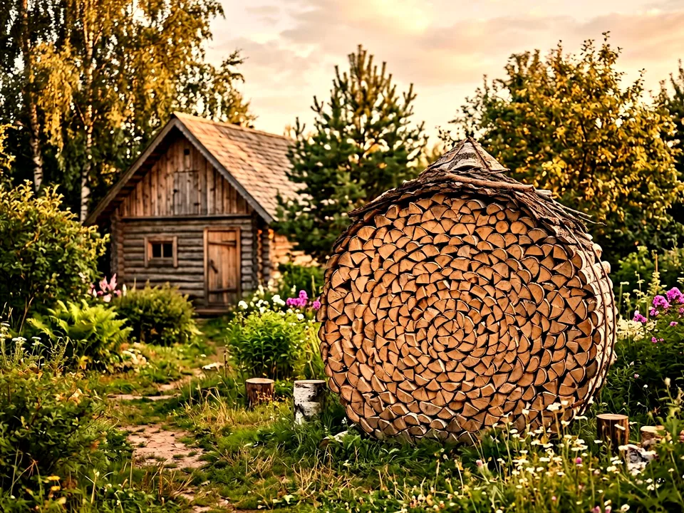 Дуб + укладка в дровник, Уваровка, проспект Дачная, 1